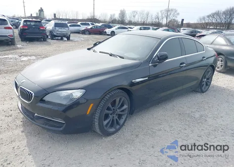 2013 BMW 640I Gran Coupe из США, поврежденный, VIN WBA6A0C53DDZ04192